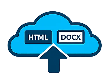 Экспорт HTML и DOCX